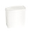 Plastic Bathroom Trash Can with Press Lid 28x27.3x13.5cm 2