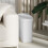 Plastic Bathroom Trash Can with Press Lid 28x27.3x13.5cm 5