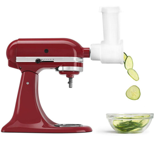 White Stand Mixer Slicer Shredder Attachment 2