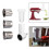 White Stand Mixer Slicer Shredder Attachment 5