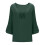Women Lightweight Polyester Shirt Feature V Neck Design-Black M 3