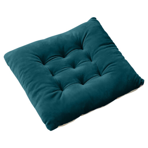Firkantet utendørspute 30x30 cm polyester blå 1