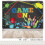 Retro videospil fest baggrund vinyl 3x5FT 2