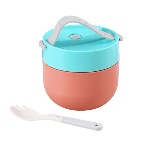 Boîte à lunch isotherme en acier inoxydable avec cuillère 1