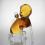 1000 ml abeformet glas whiskykaraffel med prop 5