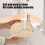 Silikon-Tischsets und Untersetzer, 4er-Set, Beige 5