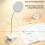 Lampe de bureau LED rechargeable avec 3 niveaux de luminosité 4