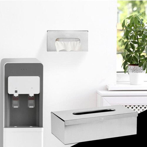 Porte-boîte à mouchoirs en acier inoxydable 1