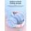 Bluetooth-ANC-Headset 40mm Blau 400mAh 3.5mm 4