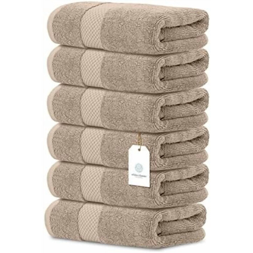 Prosoape de mâini turcești din bumbac, 40x76 cm, set de 6 1
