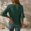 Soft Touch Polyester Women Blouse Feature V Neck-dark blue XL 4