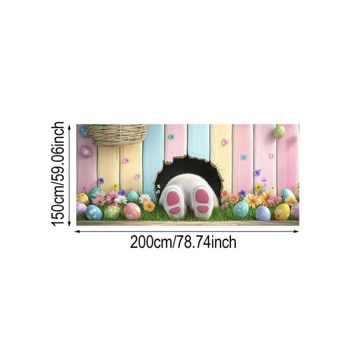 Osterhase und Eier Fotohintergrund 5x7ft 2