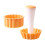 2-delte mini tærteforme 8,5x5x5 cm non-stick PP 3