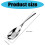 Cuillère de service en acier inoxydable 316L, 25 cm 5