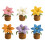Handmade Crochet Lilies Potted Plant Artificial Knitted-Yellow 2