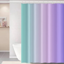Sininen violetti liukuvärjätty suihkuverho 72x84 tuumaa polyesteriä