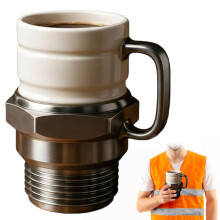 Keramik-Kaffeebecher mit Motordesign, 350 ml, spülmaschinenfest