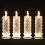 Candele decorative a LED trasparenti per la casa, 4 pezzi 1