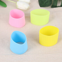 Fundas de silicona para tazas, resistentes al calor y antideslizantes (4 unidades)