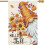 Hello Fall hageflagg 68x102 cm dobbeltsidig polyester 1