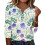 Women's sleeve V-neck T-shirts for Spring  comfortable,-Multi S 5