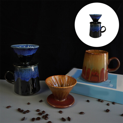 Premium Ceramic V 60 Coffee Maker 460ml With Cone Shape-511 E. 2