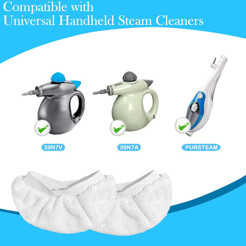 Steam Cleaner Microfiber Cloths 6-Pack Compatible with 1