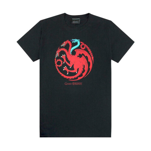 Game of Thrones (Medium) Game of Thrones Short Sleeved T-Shirt (Mens Black)