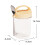 Leakproof Glass Breakfast Container With Sealable Lid And-3 4