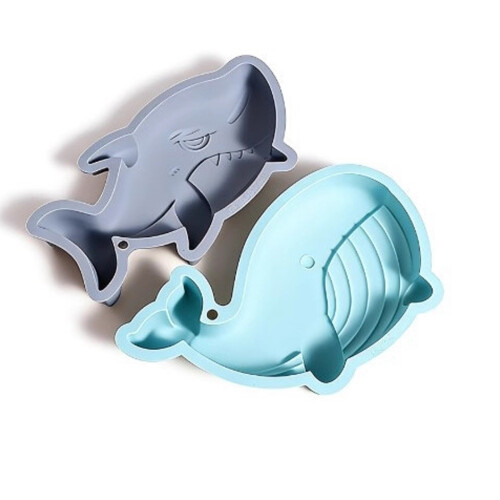 Multifunctional Silicone Cake Pan Ideal For-Pink Dolphinshape 2