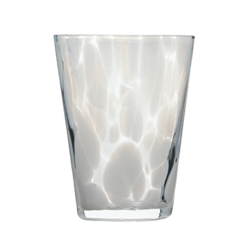 Glasvattenkopp prickig 350ml