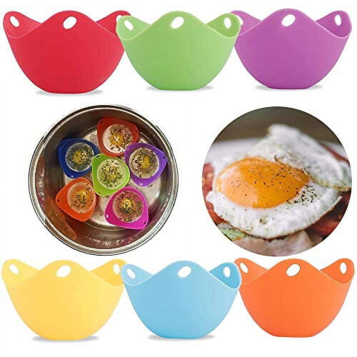 Silicone Egg Poacher Cups Set of 4