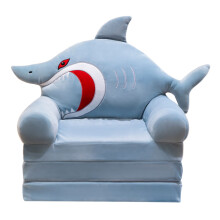 Canapé-lit pliable en velours pour enfants 2 en 1
