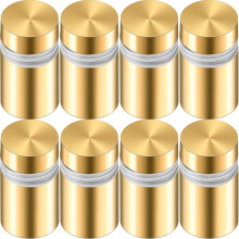8 roestvrijstalen afstandsschroeven 12 mm x 19 mm voor acryl