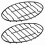Oval Roasting Rack 12in x 8.5in with Feet 1