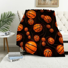 Manta de baloncesto - Manta de franela suave - 50x40 pulgadas