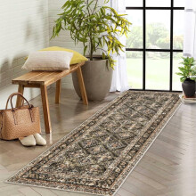 60 cm x 180 cm pestävä liukumaton matto – Vintage Boho