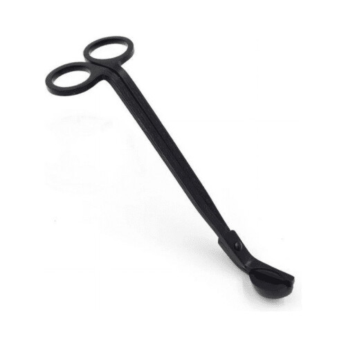 Coupe-mèches en acier inoxydable, noir mat, 18 cm