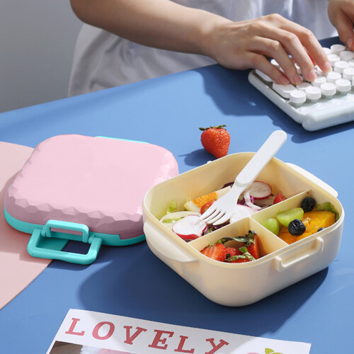 Boîte à lunch Bento pour enfants – Étanche, compatible micro-ondes,
