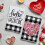 Torchon de cuisine imprimé LOVE, polyester, 60 cm 3