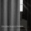 Grey Blackout Curtains with Silver Wave Print, 42x84", 2 5