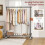Heavy Duty Rolling Clothing Rack – 40" W x 77" H, Double 3