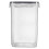 Transparent plastic vacuum storage jar moisture-proof 1 2