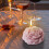 Scented Candle Wine Red Rose Shape Low Temp Body-Safe Wax 1 4