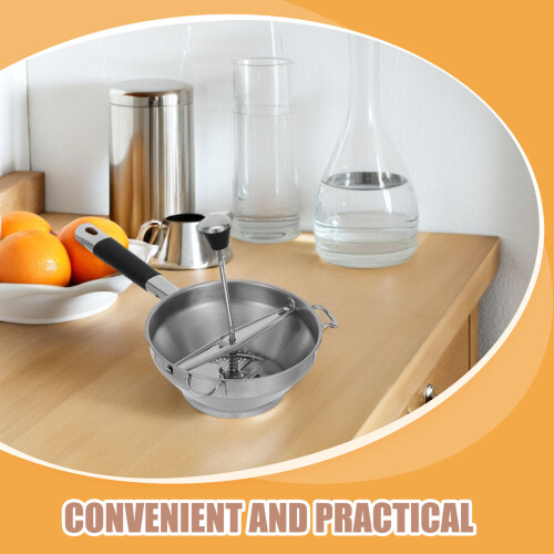 1Set Küchenmühle Mit Ergonomischem Griff Für Gemüse Und 2