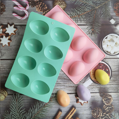 Ostern-Zysten-Silikonform zum Backen, 3er-Pack handgenähte-A 1