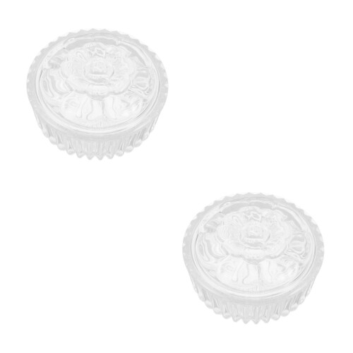 2Stk Aufbewahrungsgläser Mit Deckel, Vielseitig, Klar, 2