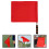 2Stk Rote Referee Flags Mit Ergonomischem Schwammgriff Für 8