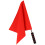 2Stk Rote Referee Flags Mit Ergonomischem Schwammgriff Für 9