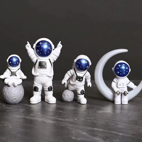 Astronautfigurstatue skrivebordsdekorasjon til hjemmet 1